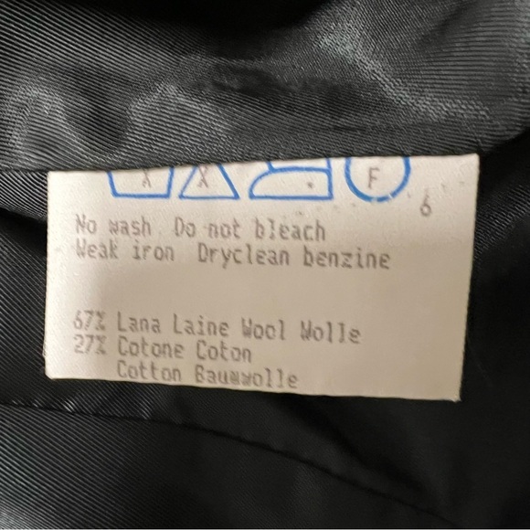 ALMA Couture Black Fitted Peplum Beaded Blazer Cocktail Jacket Velvet Holidays L - Picture 13 of 16